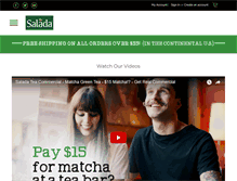 Tablet Screenshot of greentea.com